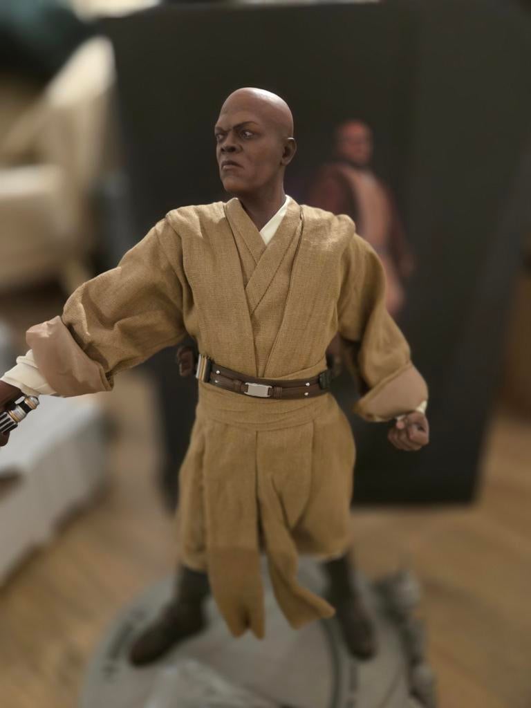 Sideshow Premium Format Mace Windu 1/4 Beeld Star Wars, Ophalen of Verzenden, Zo goed als nieuw