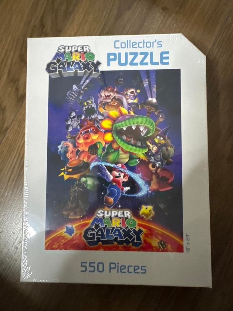 Super Mario Galaxy Collector's Puzzel - 550 Stukjes, Ophalen of Verzenden, 500 t/m 1500 stukjes, Nieuw, Legpuzzel