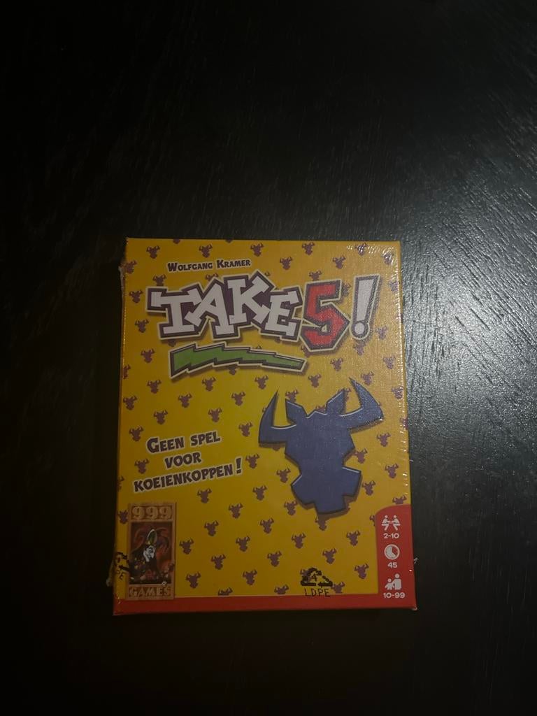 Take 5! kaartspel, Hobby en Vrije tijd, Gezelschapsspellen | Kaartspellen, Drie of vier spelers, Ophalen, Nieuw
