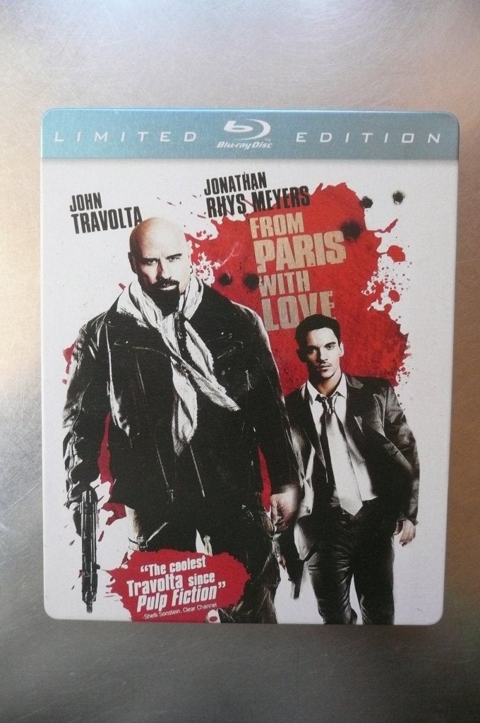 From Paris With Love (John Travolta) Lim. Edit. steelbook, Vanaf 16 jaar, Film, Actie, Ophalen of Verzenden