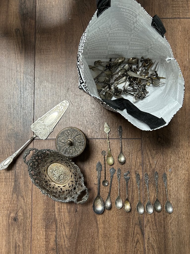 Bestek zilver, Ophalen
