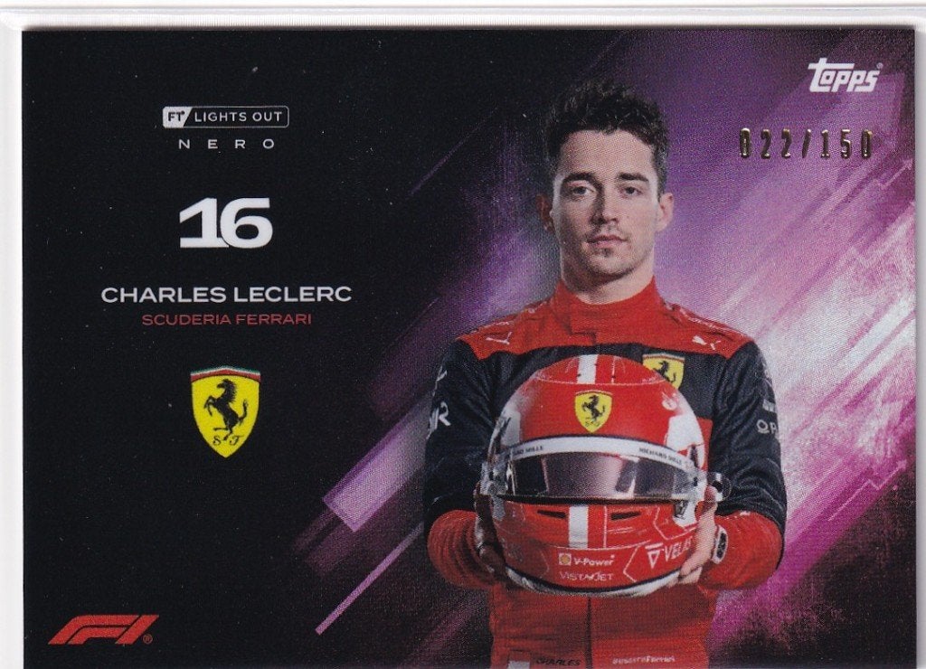Charles Leclerc Nero Purple Refractor /150