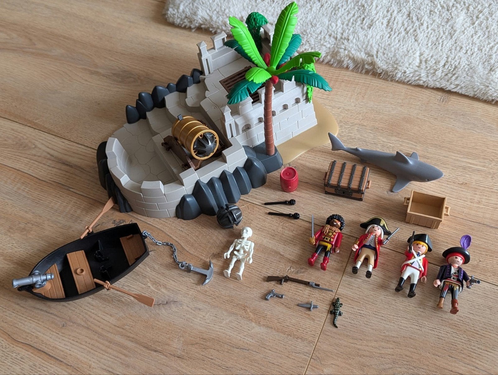 Playmobil Pirates 70413 Piratenfort - Compleet, Kinderen en Baby's, Pirates, Gebruikt, Complete set, Ophalen of Verzenden