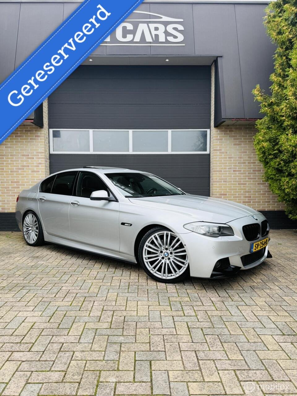 BMW 5-serie 535i High Executive|M Sport Pakket|Leder|Opendak, Auto's, Euro 5, Achterwielaandrijving, Gebruikt, Zwart