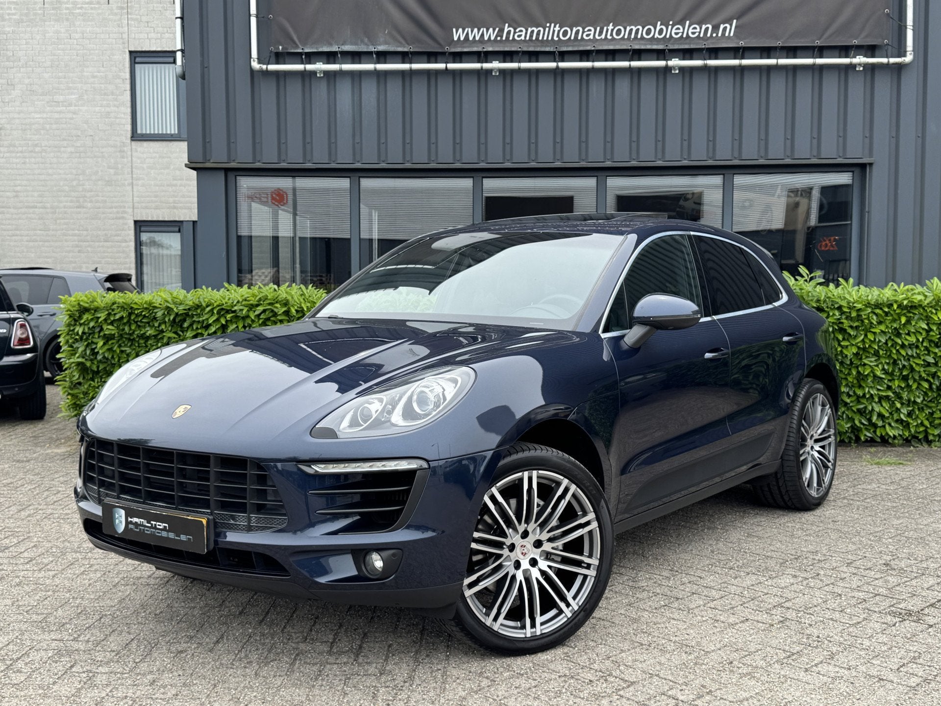 Porsche MACAN S 3.0 V6 340pk Aut. Leder 21" Panoramadak 133d, Auto's, Automaat, Dealer onderhouden, Gebruikt, Blauw