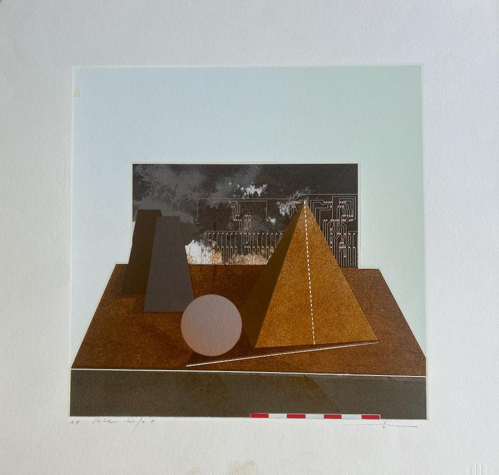 Zeefdruk Martin R. Baeyens, Antiek en Kunst, Verzenden