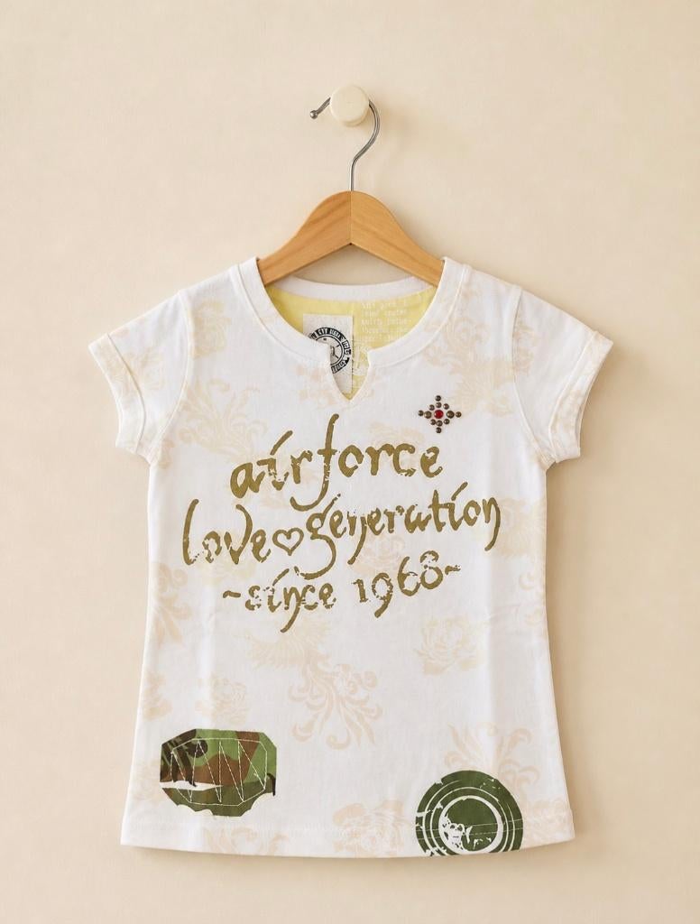 Airforce shirt Nieuw 92, Meisje, Nieuw, Ophalen of Verzenden, Shirt of Longsleeve