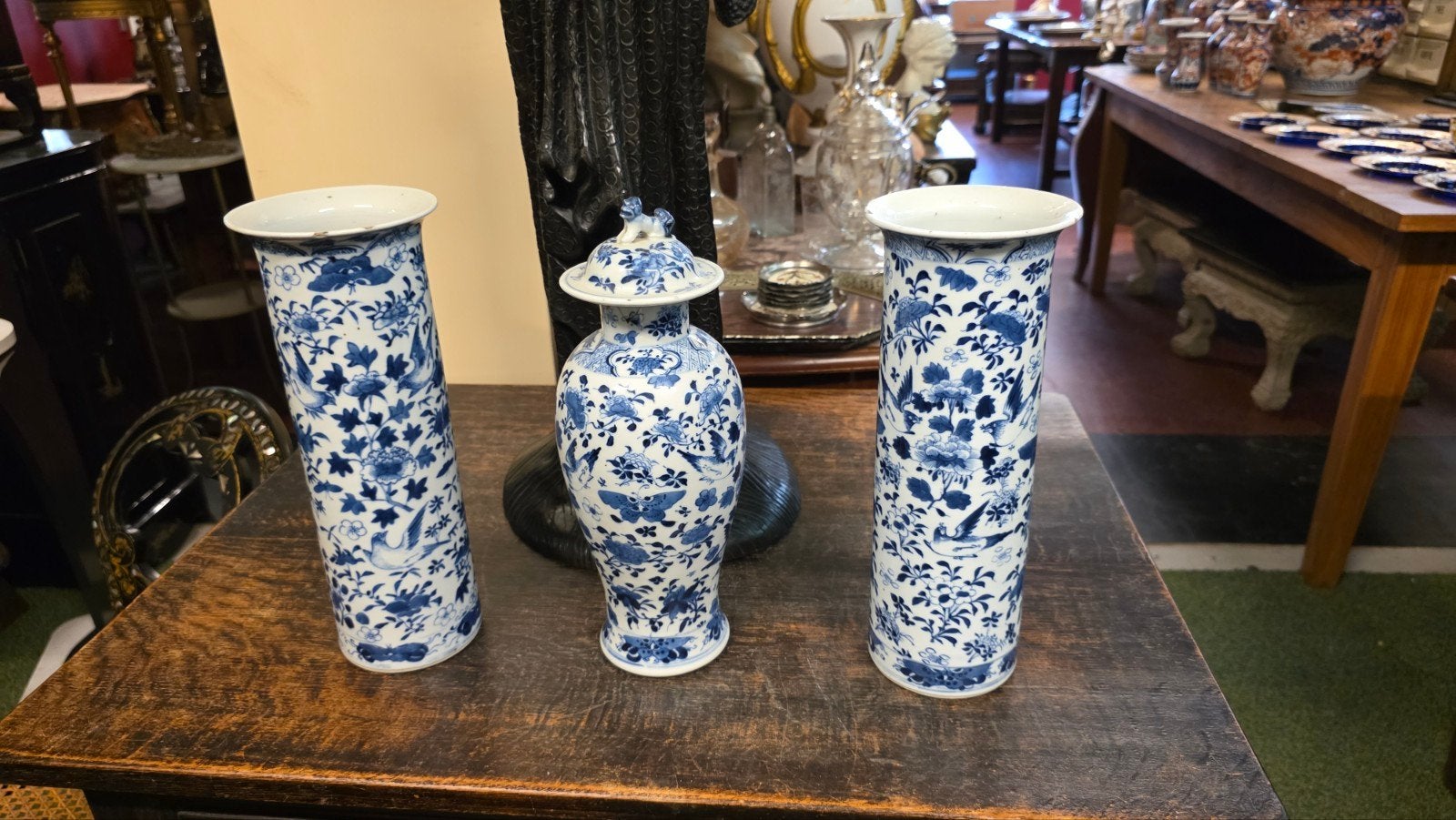 groot antiek Chinees kaststel 18e eeuw, Ophalen of Verzenden