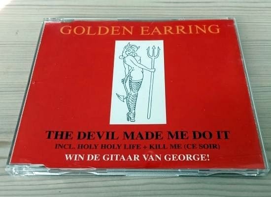 Golden Earring: the devil made me do it. Cd single., Ophalen of Verzenden, Zo goed als nieuw, Pop