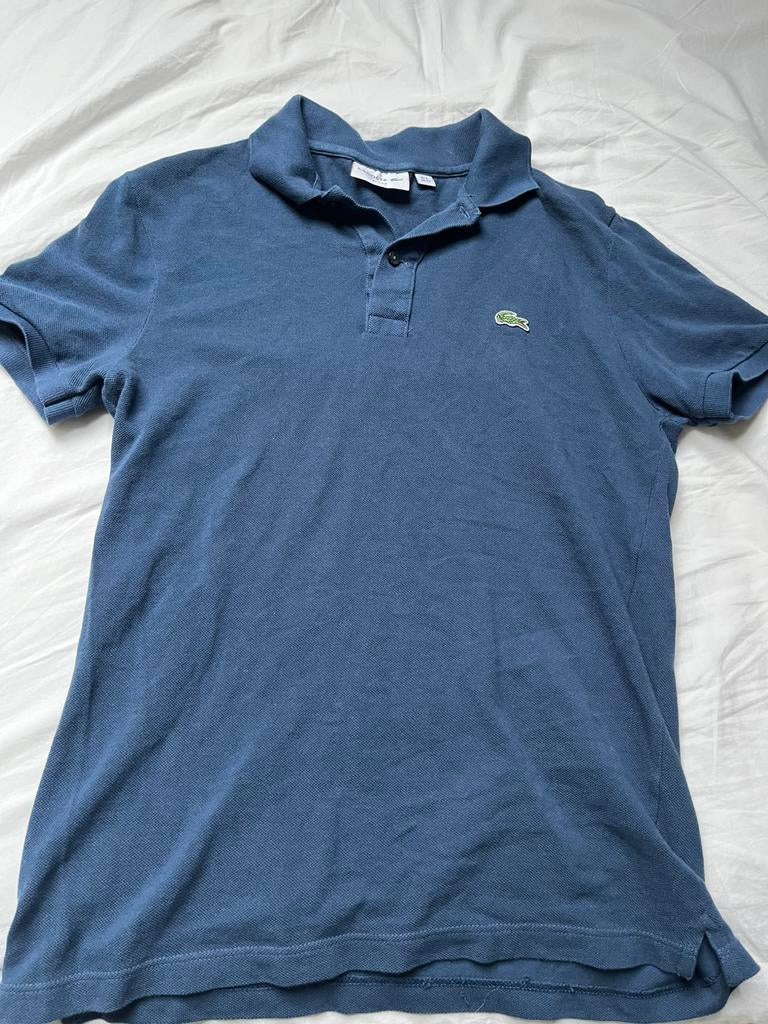 Lacoste Polo blauw Heren XS, Kleding | Heren, Polo's, Ophalen of Verzenden, Zo goed als nieuw, Maat 46 (S) of kleiner, Blauw