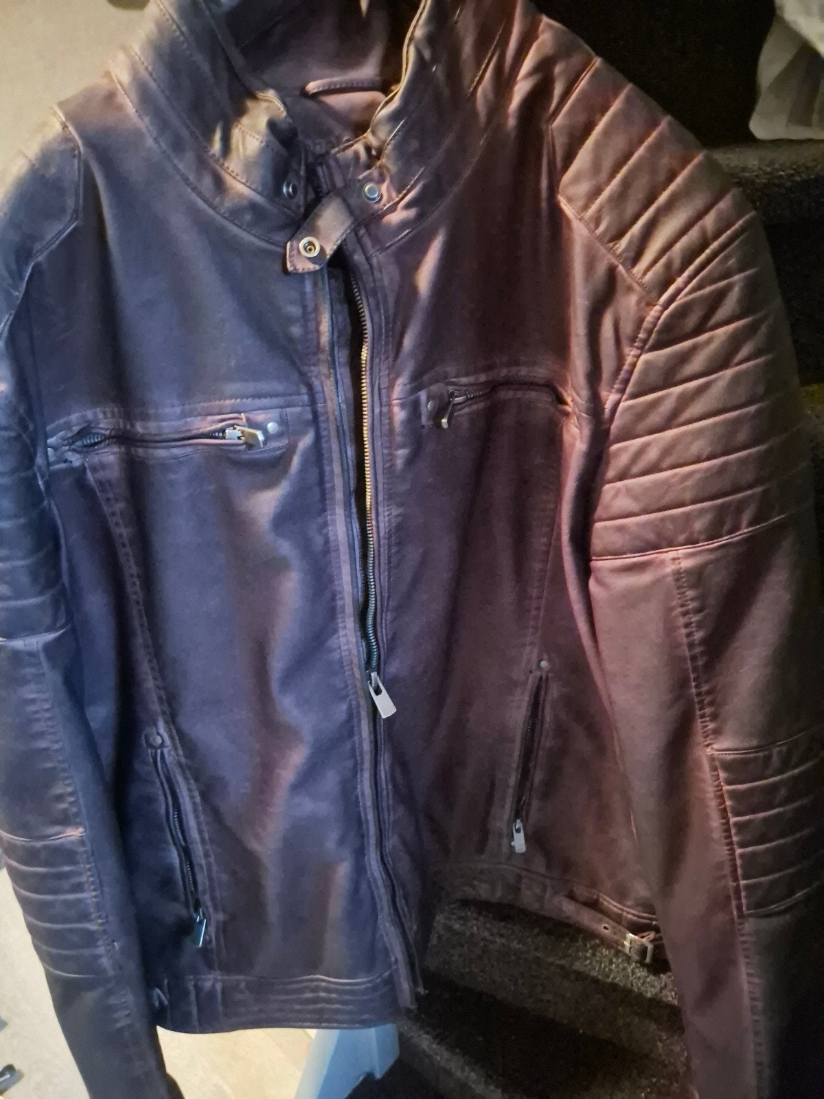 Heren Jack kunstleermt xxl nwVaste pr€25euro, Verzenden, Zo goed als nieuw, Overige maten, Bruin