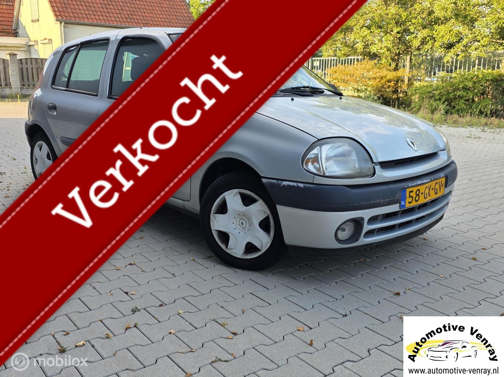 Renault Clio 1.4-16V Ludo automaat inruilkoopje, Auto's, Renault, 1005 kg, 15 km/l, 4 cilinders, Elektrische ramen