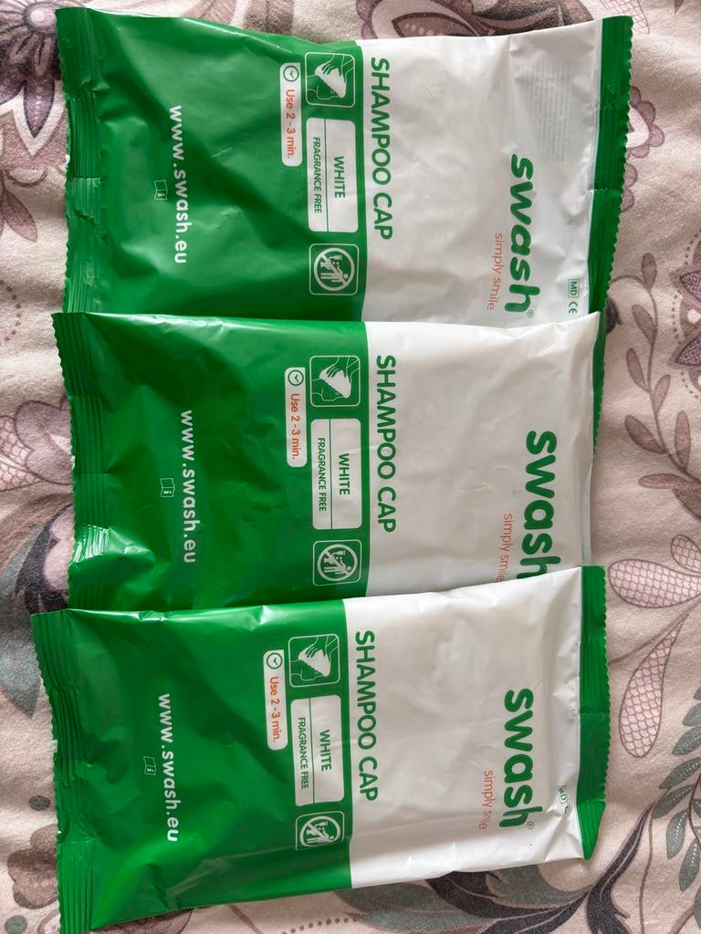 3x swash shampoo cap, Ophalen of Verzenden, Zo goed als nieuw, Shampoo of Conditioner