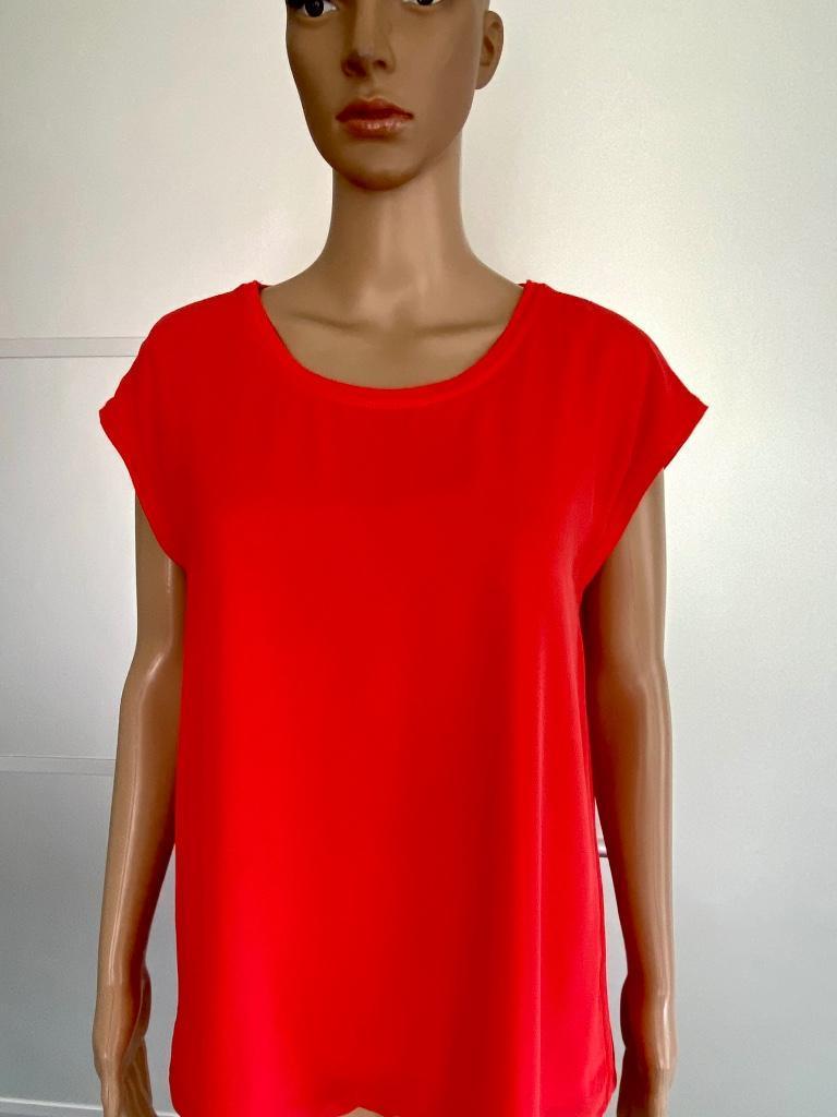 J377 Laurel maat 40=M blouse top koraal-rood, Kleding | Dames, Maat 38/40 (M), Laurel, Ophalen of Verzenden, Zo goed als nieuw