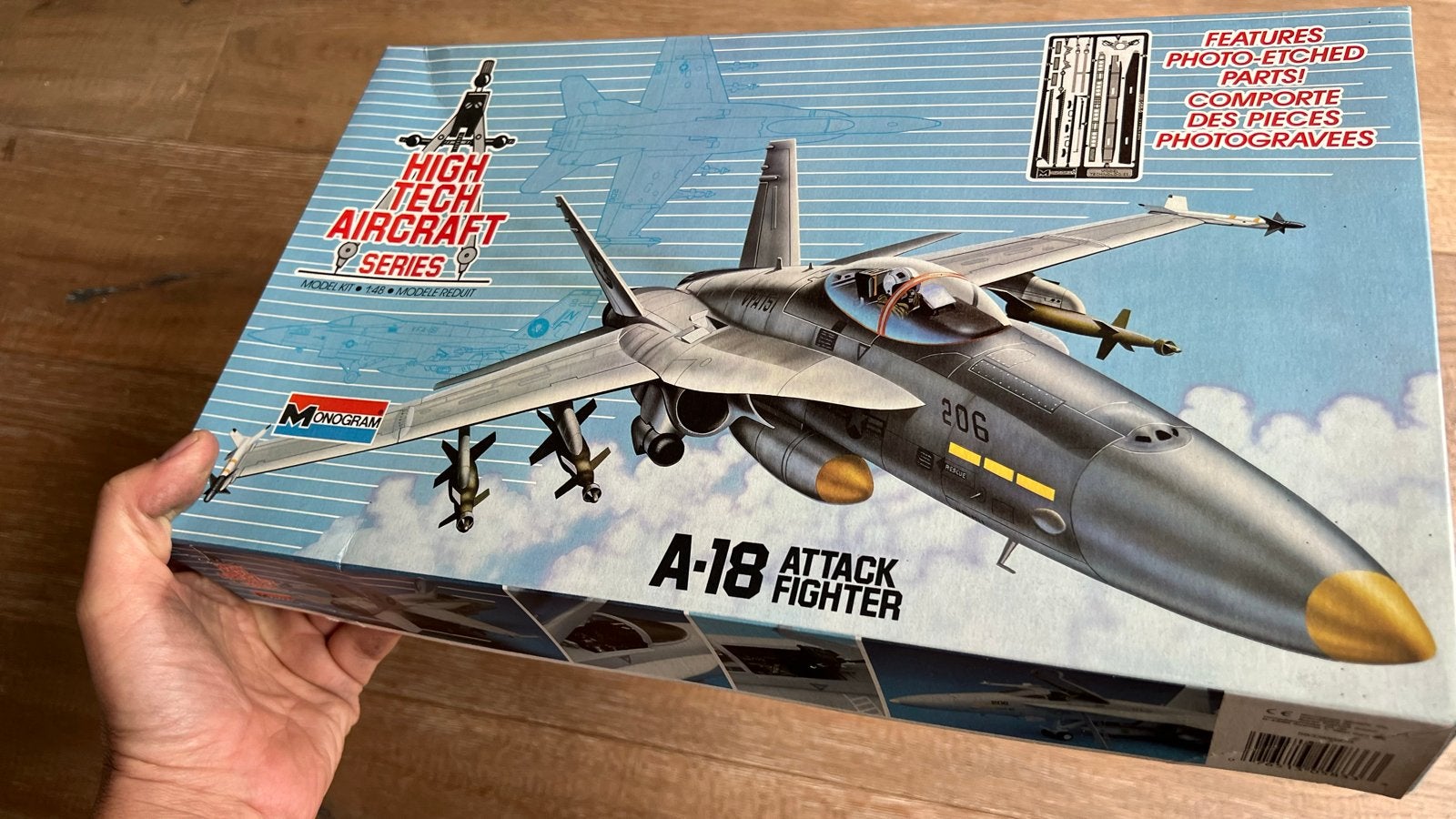 1/48 Monogram A-18 High Tech photo-etched parts, Zo goed als nieuw, Groter dan 1:72, Vliegtuig, Ophalen