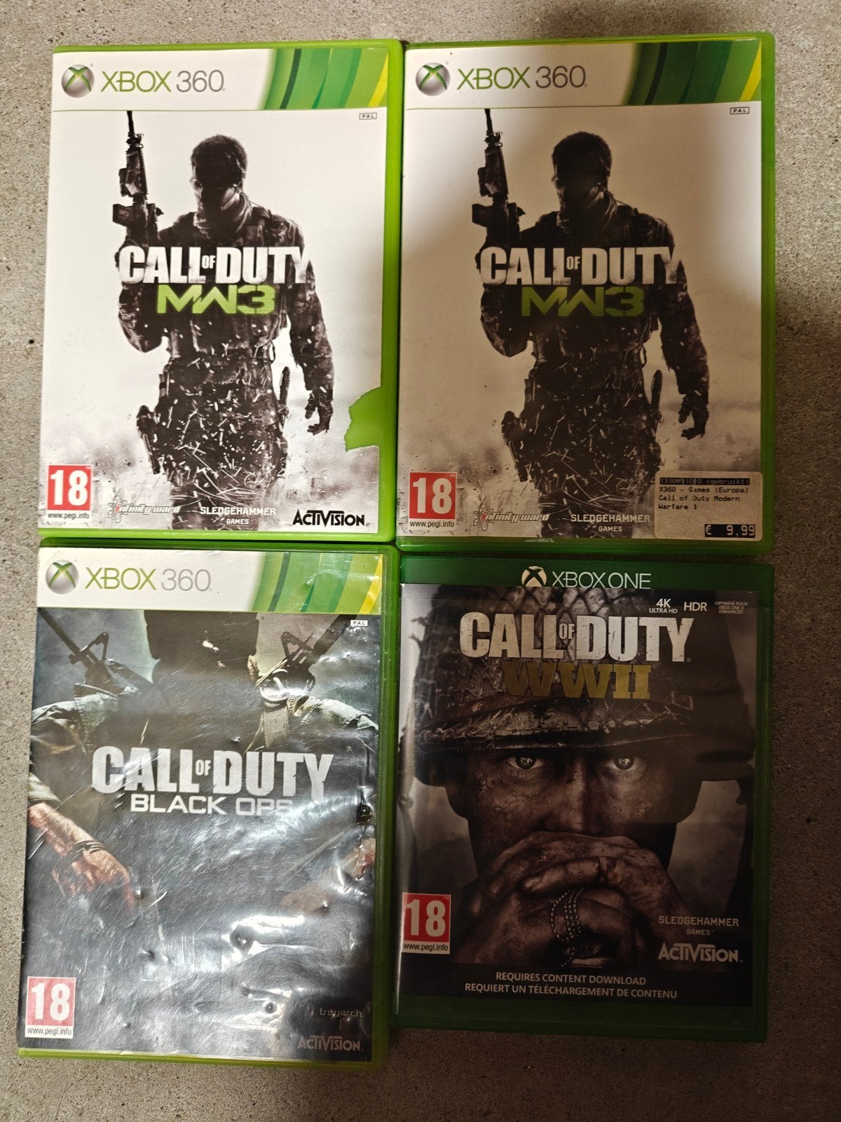 Call of Duty MW3 & Black Ops - Xbox 360/One Bundel, Ophalen of Verzenden