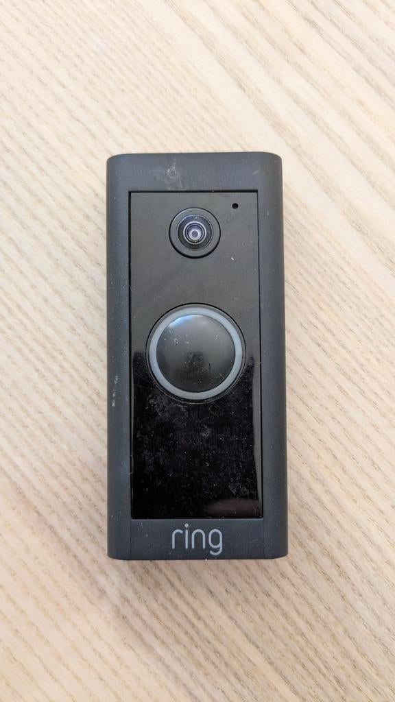 Ring Bedrade Video Deurbel met Chime - Zwart, Ophalen, Bewegingsdetectiesensor, Gebruikt, Bedraad