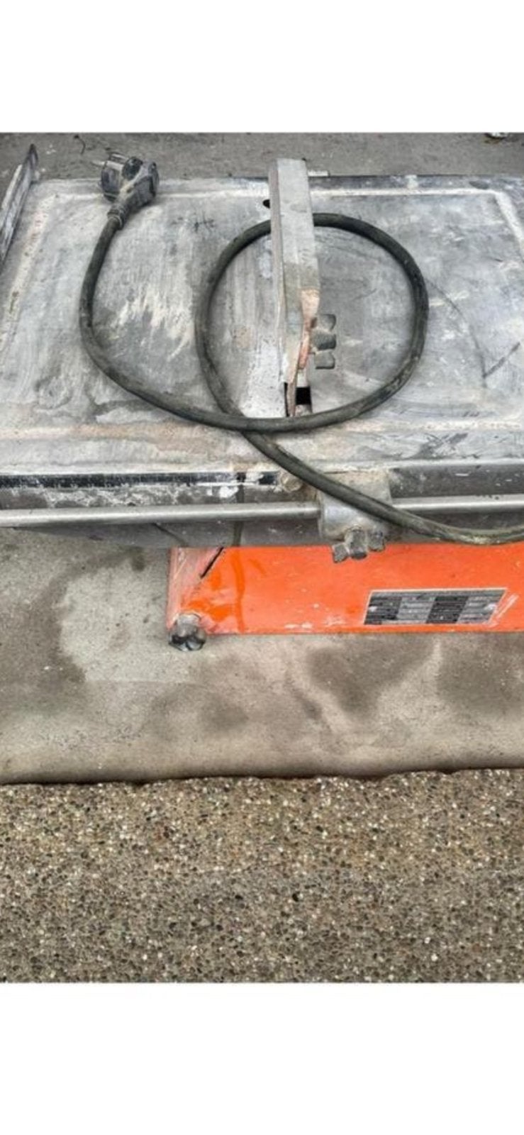 Tegelzaag / water, Ophalen, Gebruikt, 1200 watt of meer, Overige typen