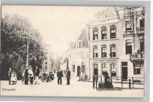 Utrecht Agnietenstraat zie info, Ophalen of Verzenden, Voor 1920, Utrecht