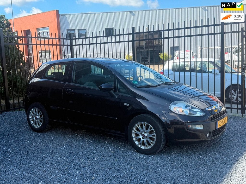 Fiat Punto Evo 1.3 M-Jet Dynamic AIRCO!NAVI!APK2027!KOOPJE!, Auto's, Fiat, Voorwielaandrijving, Euro 5, Gebruikt, Zwart