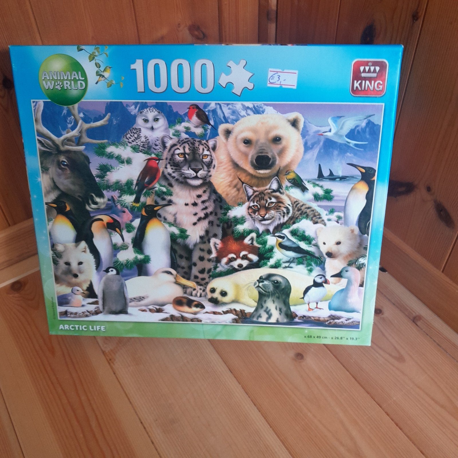 King Legpuzzel 1000 stukjes - Arctic Life, Ophalen of Verzenden
