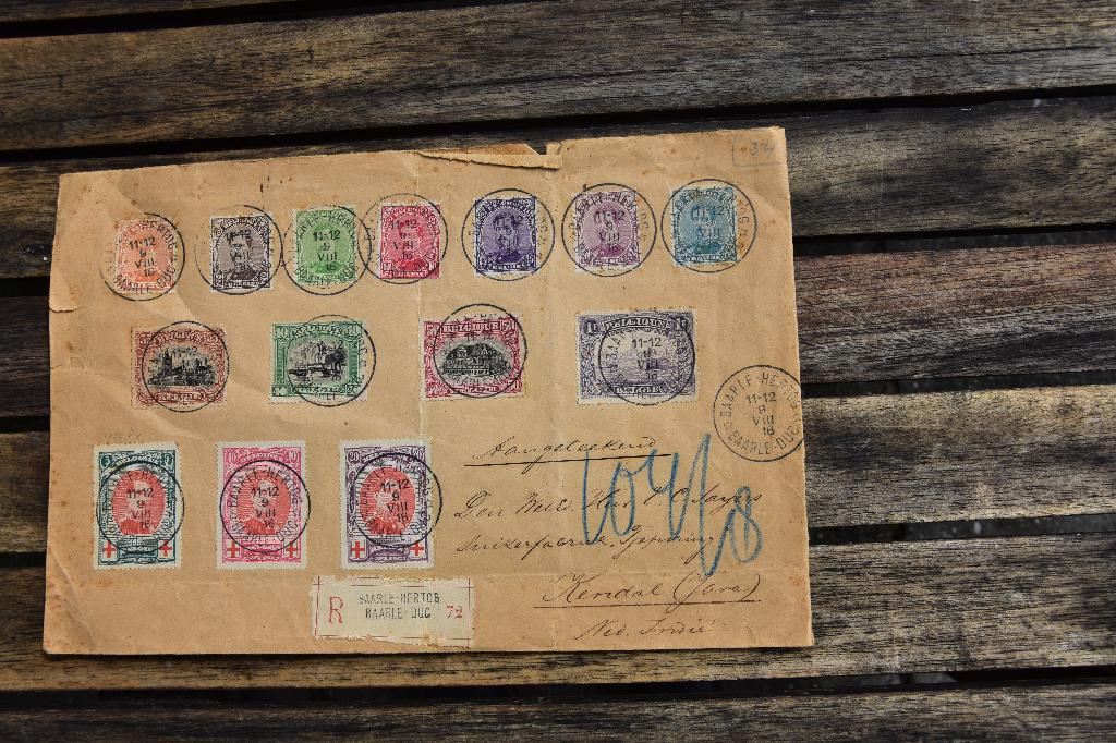 postzgels, Postzegels en Munten, Met envelop, Ophalen of Verzenden, Gestempeld, Staatshoofden