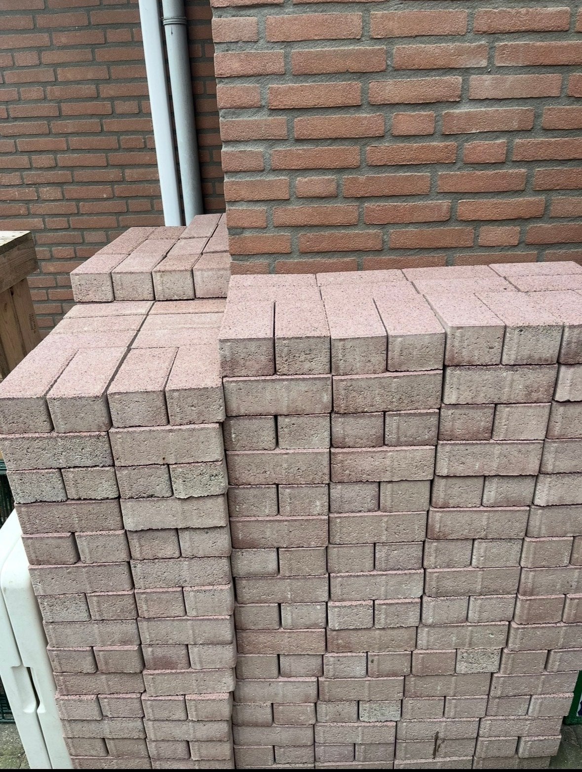 40 m2 Betonklinkers, Ophalen, Gebruikt, Klinkers, 10 m² of meer