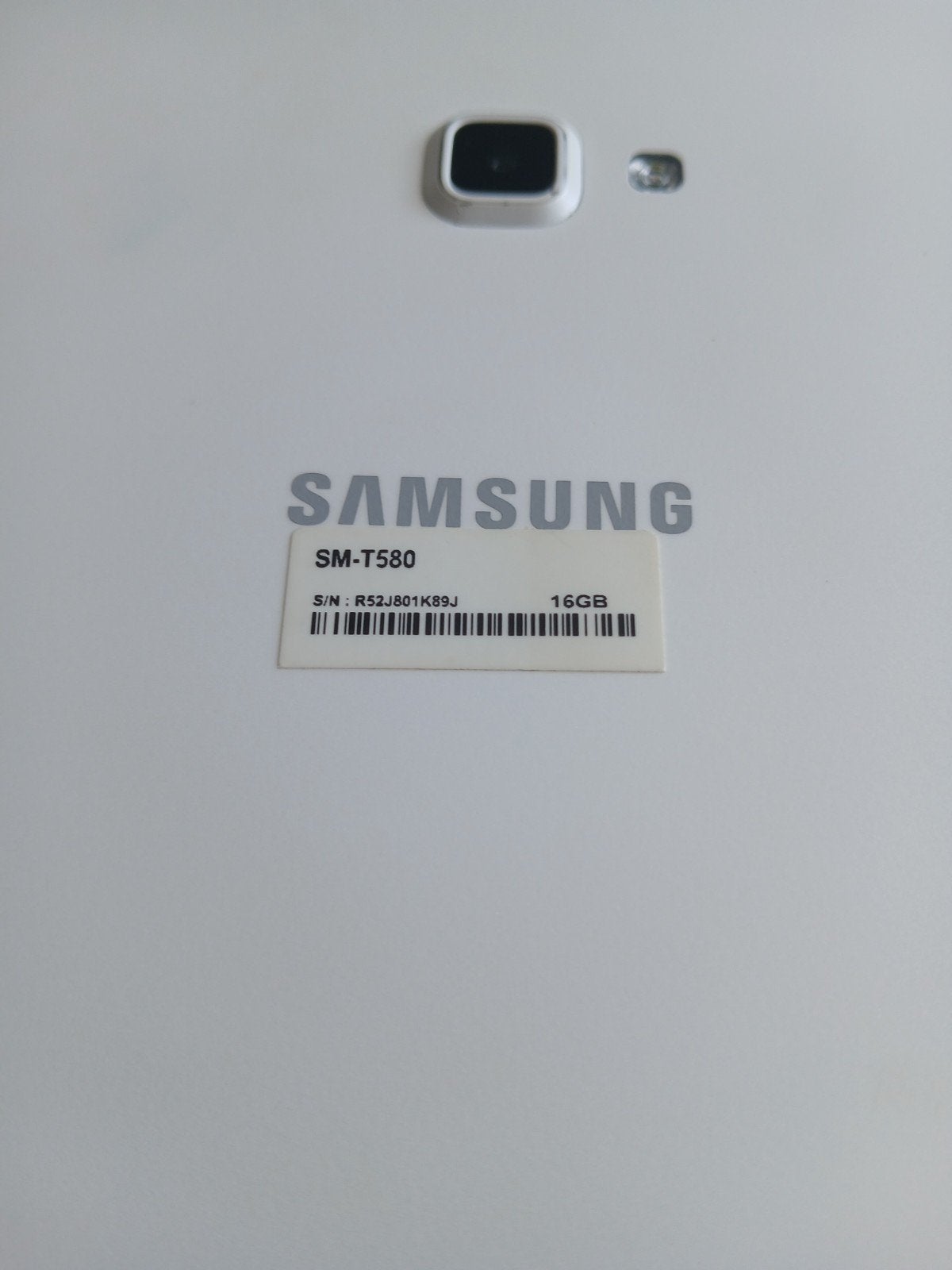 Samsung Galaxy Tab A SM-T580 16GB Wi-Fi Wit, 10 inch, Gebruikt, Ophalen of Verzenden, Samsung