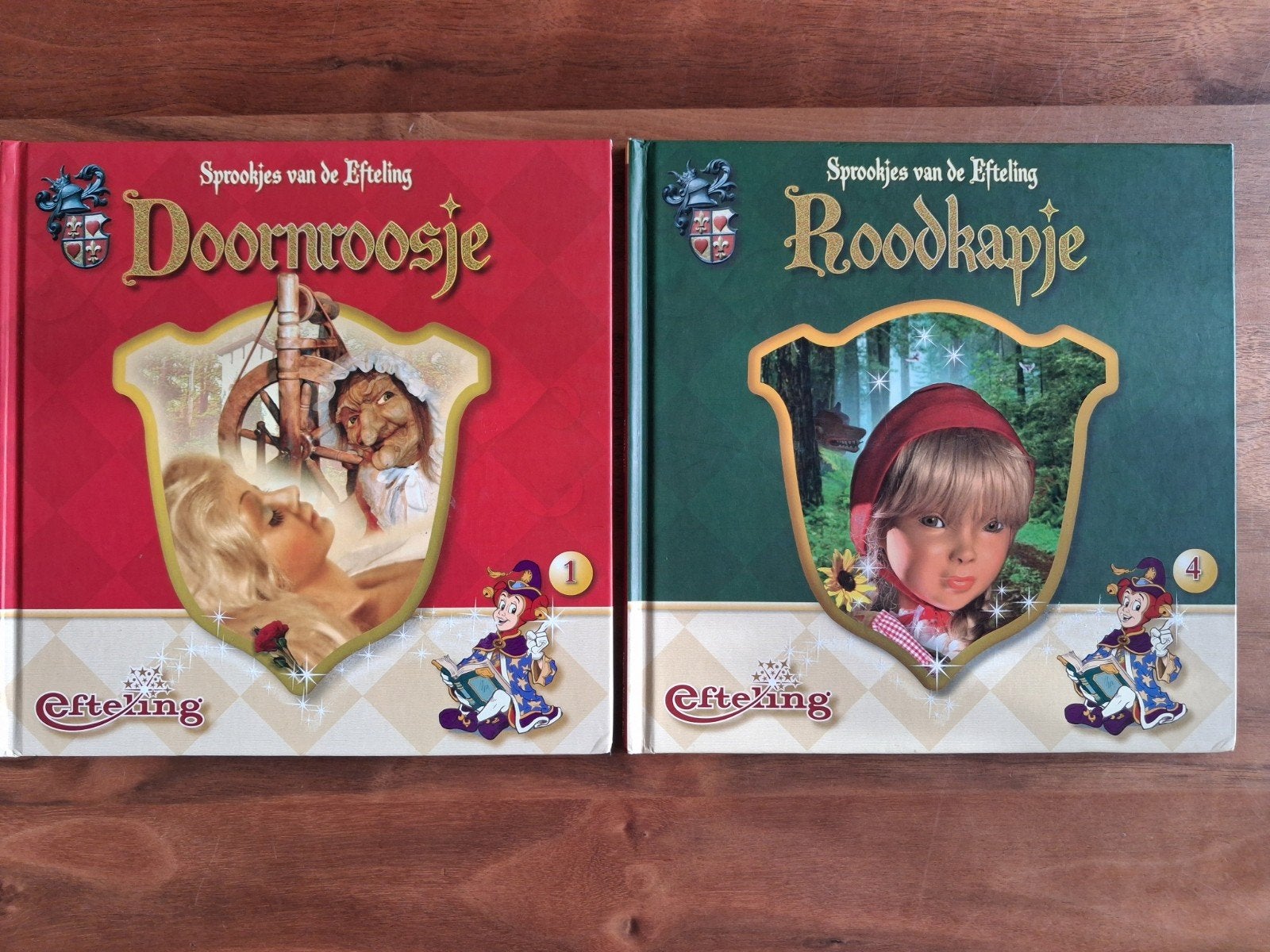 Efteling Sprookjesboeken: Doornroosje & Roodkapje, Boeken, Sprookjes en Fabels, Ophalen of Verzenden, Gelezen, Efteling