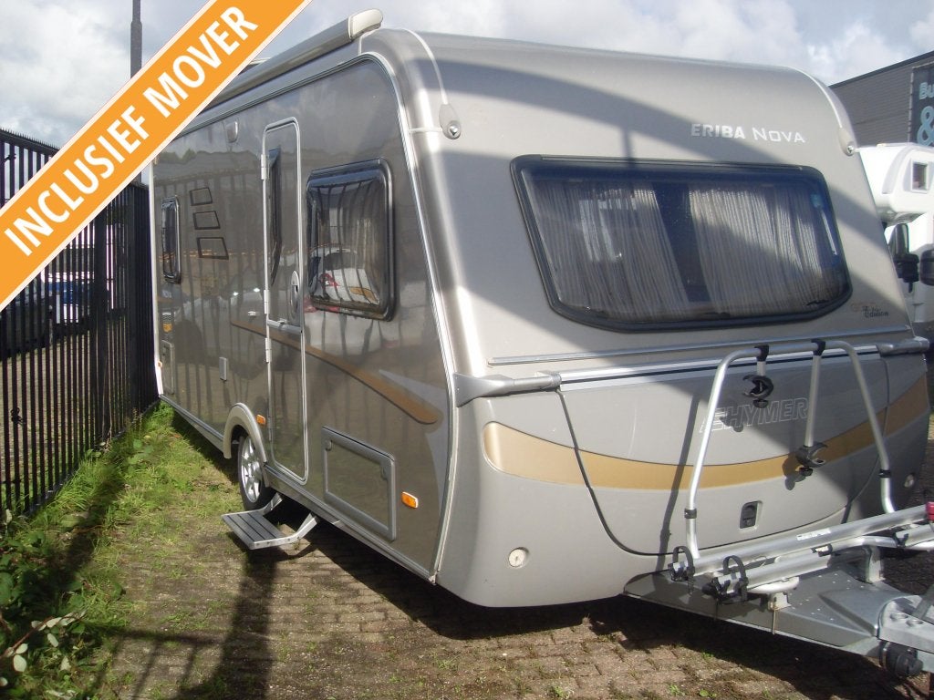 Eriba Nova 465 Gold edition Mover, Cassette luifel ,Voortent, Fietsenrek, Rondzit, Bedrijf, Overige typen