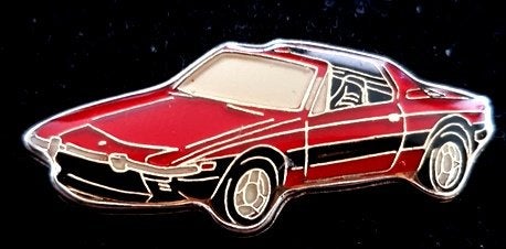 Fiat type X19 pin- rood, Verzenden, Nieuw, Transport, Speldje of Pin