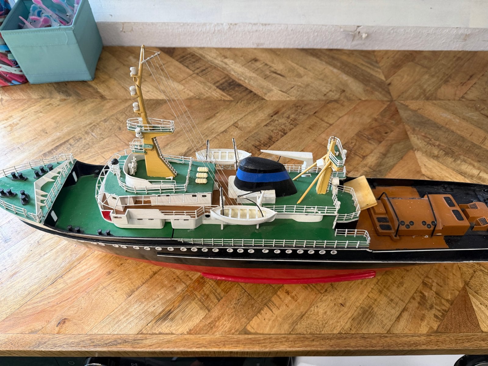 Zwarte Zee houtbouw opknapper - Modelbouw sleepboot, Ophalen, Gebruikt, Groter dan 1:32, Overige merken