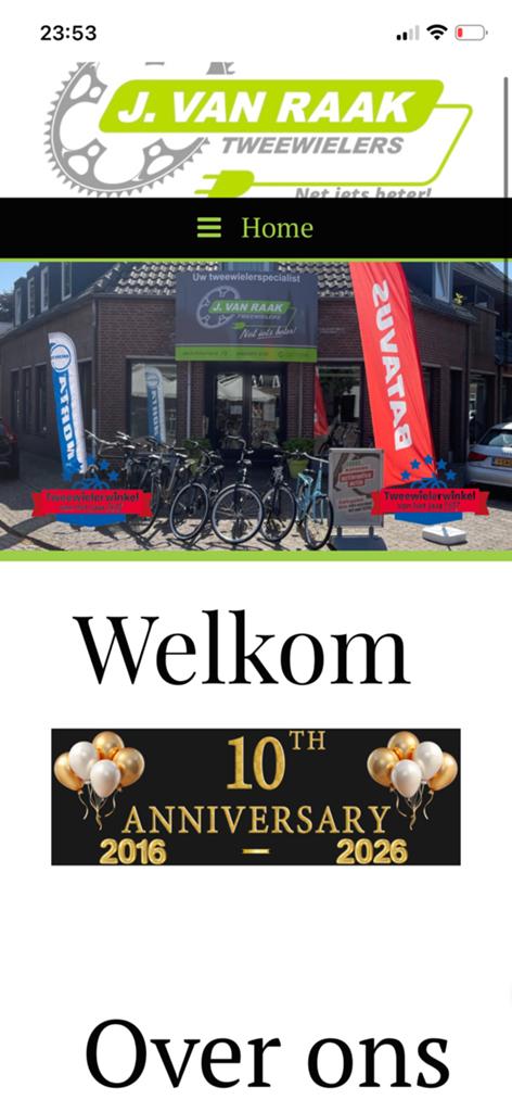 J.van raak Cadeaubon van 50,00 voor 40,00, Ophalen of Verzenden, Nieuw, Overige merken