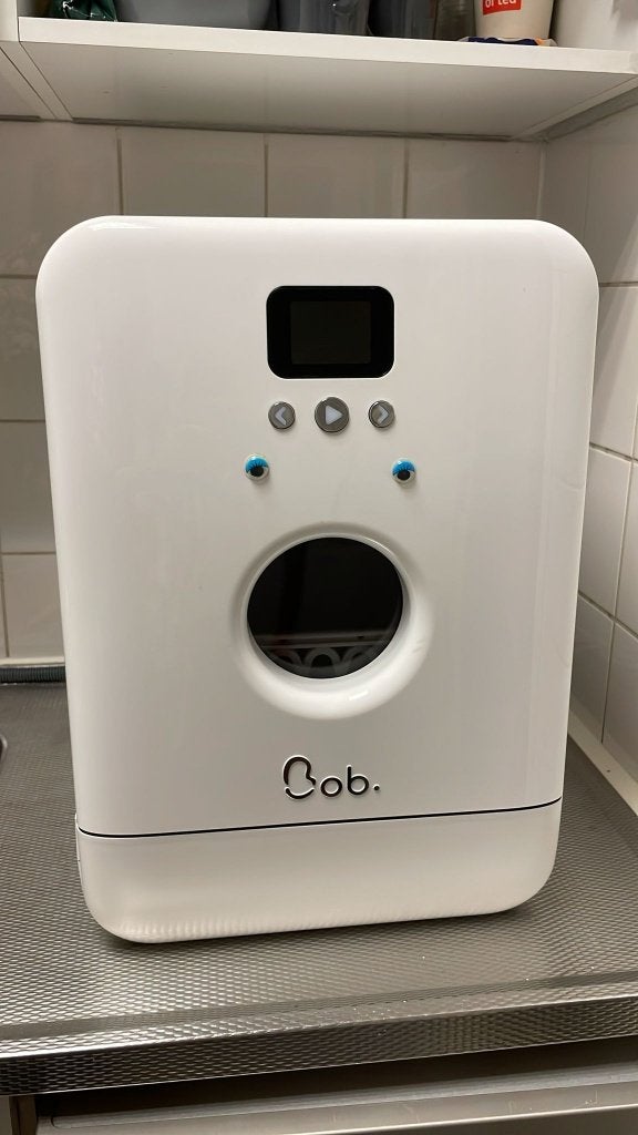 Bob mini vaatwasser (Daan Tech) - wit, compact & zuinig, Witgoed en Apparatuur, Vaatwasmachines, Gebruikt, Vrijstaand, Minder dan 85 cm