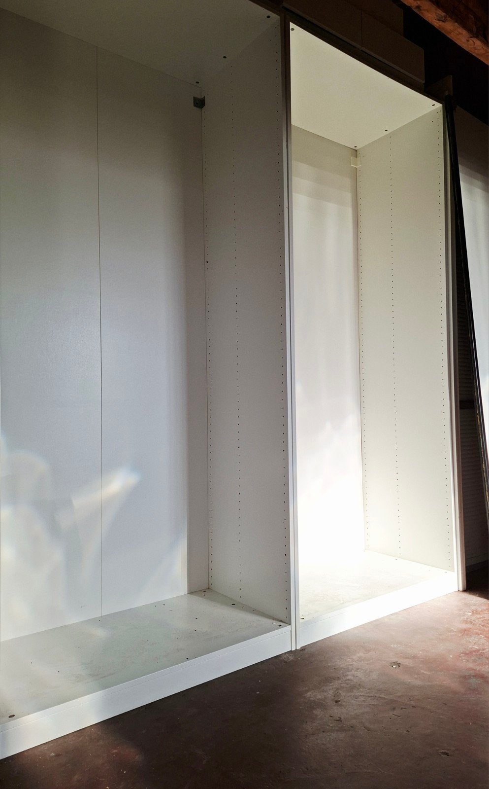 2 Ikea PAX basiselementen 100x58x236 cm, Ophalen, Met plank(en), Gebruikt, 100 tot 150 cm