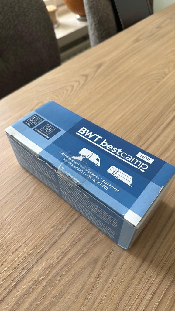 Waterfilter BWT bestcamp, Caravans en Kamperen, Ophalen of Verzenden, Nieuw