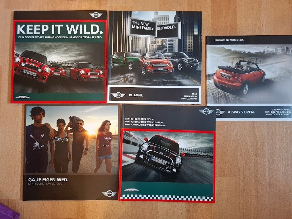 New MINI folders van rond 2010, Ophalen, Nieuw, Overige merken