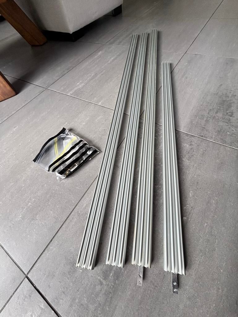 IKEA 800.793.63 KVARTAL gordijnrails rails triple track 4.2m, Ophalen, Zo goed als nieuw