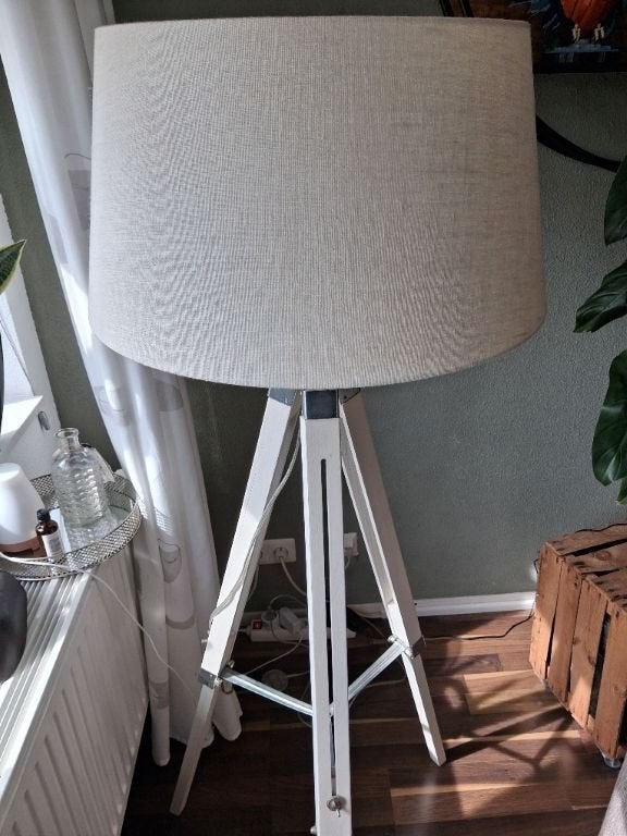 VLOERLAMP, Ophalen, Zo goed als nieuw, Stof, 150 tot 200 cm