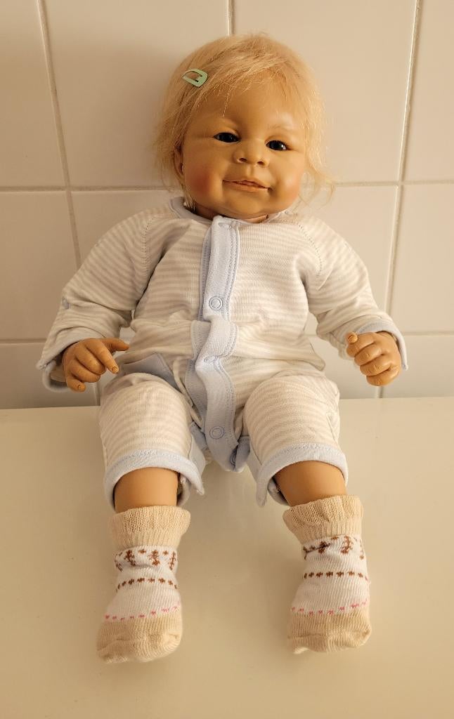 Babypop Sabrina van Schildkröt Rolanda Heimer, Verzamelen, Ophalen of Verzenden, Zo goed als nieuw, Babypop, Levensecht of Reborn