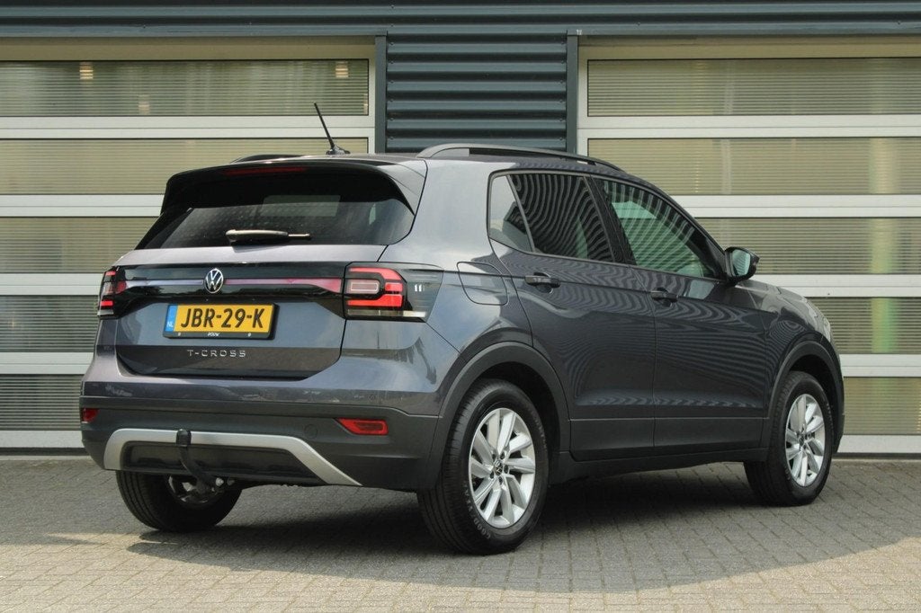 Volkswagen T-Cross 1.0 TSI 110pk DSG Life | Trekhaak | Adapt, Auto's, Volkswagen, 12 maanden, Gebruikt, Bedrijf, 3 cilinders