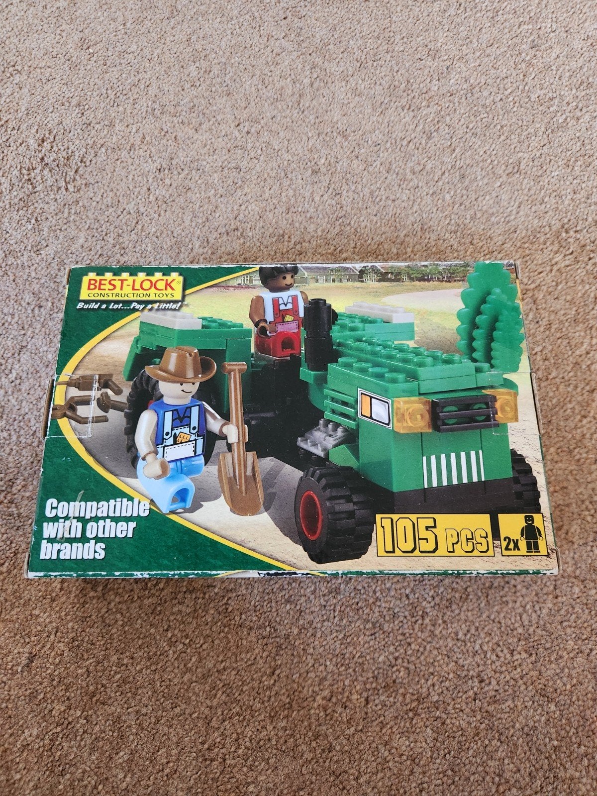 vintage Best-Lock Green Tractor Farm set, Ophalen of Verzenden, Nieuw