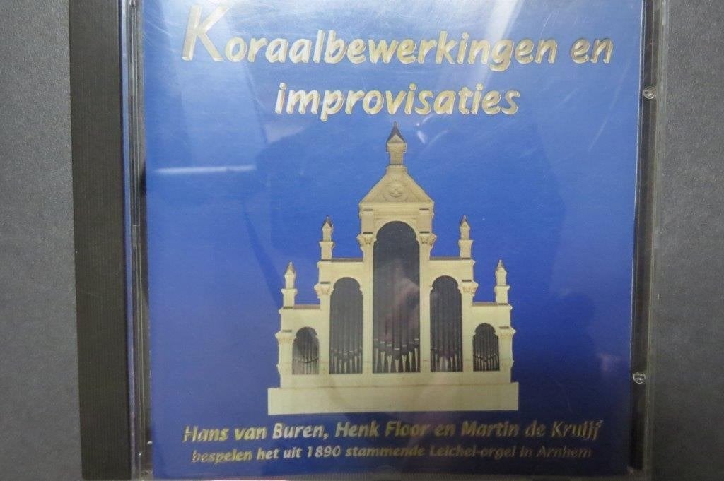 Cd Leichel orgel: Koraalbewerkingen en improvisaties, Arnhem, Ophalen of Verzenden, Zo goed als nieuw