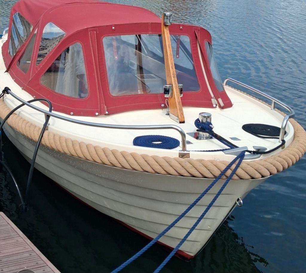 Crescent Allure 21 met kampeerkap, 15 pk, Ophalen of Verzenden, Zo goed als nieuw, Rondzit