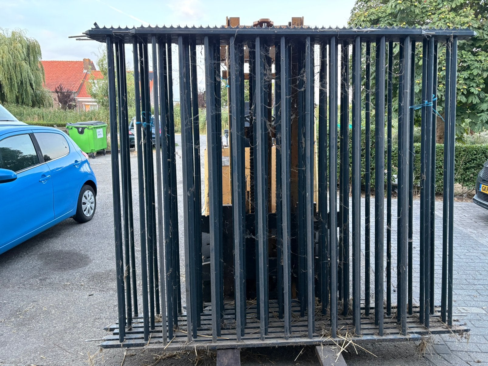 Hekwerk, Ophalen of Verzenden, Gebruikt, IJzer, Spijlenhekwerk
