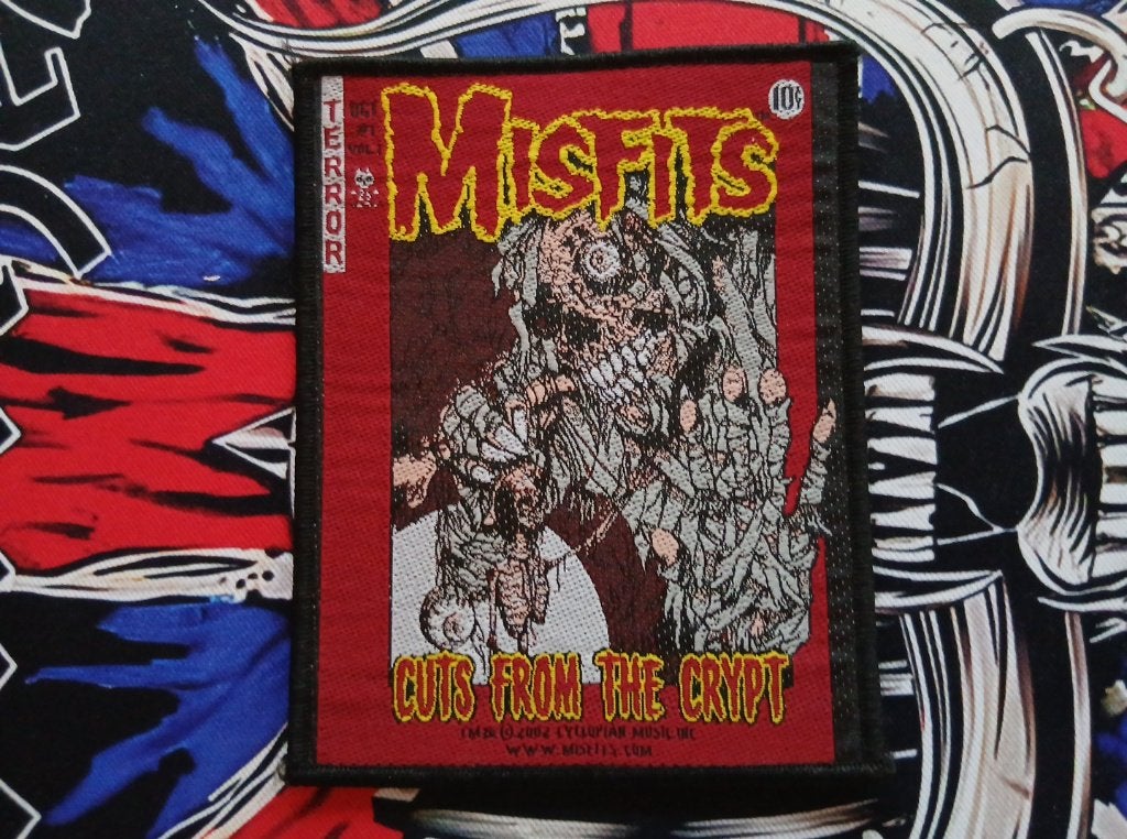 Misfits mooie vintage 2002 patch 33 -- 9.5 x 12 cm, Ophalen of Verzenden, Nieuw, Kleding