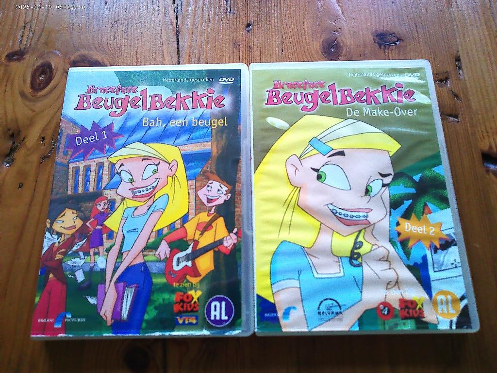 Beugelbekkie / DVD / deel 1 en 2 / Beugel en Make-over, Cd's en Dvd's, Alle leeftijden, Ophalen of Verzenden, Gebruikt