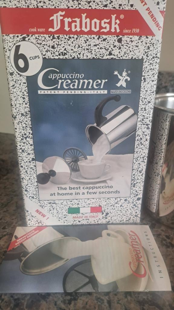 FRABOSK CAPPUCCINO CREAMER, Ophalen, Nieuw