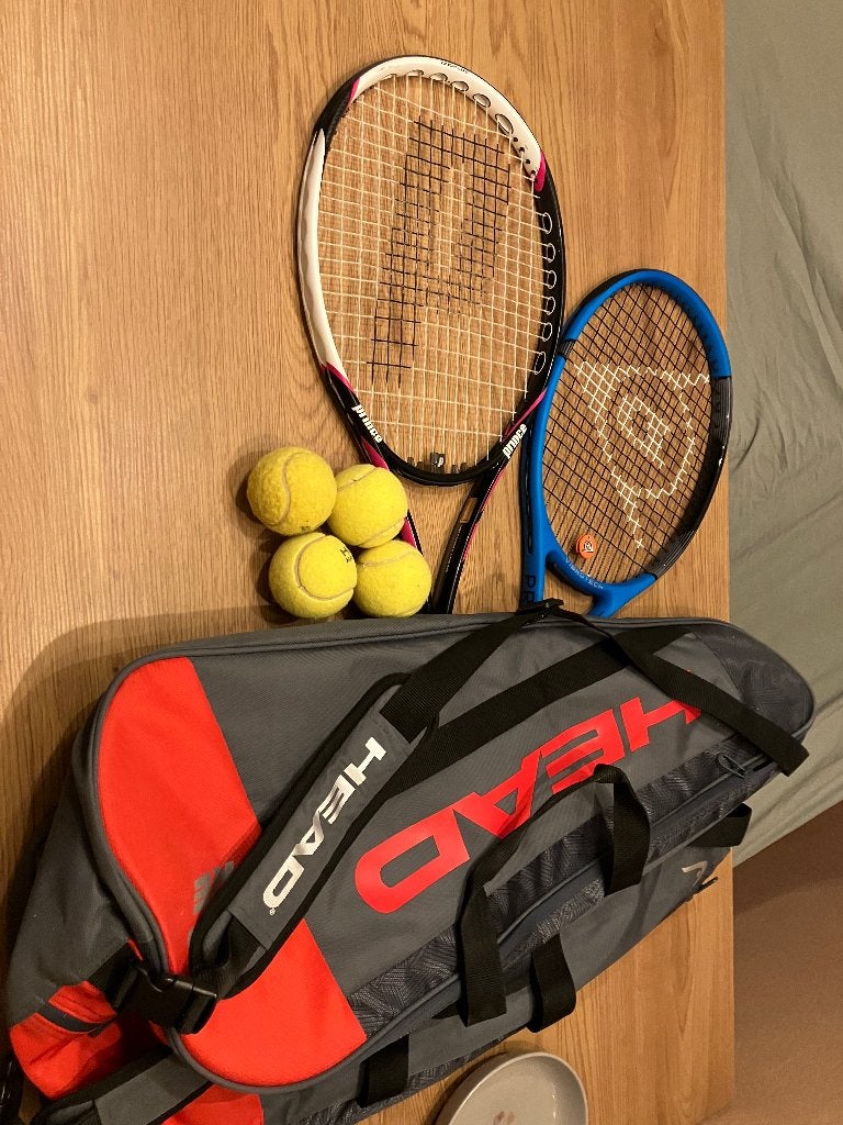 Tennisrackets, Sport en Fitness, Ophalen of Verzenden, Gebruikt, Racket, Overige merken