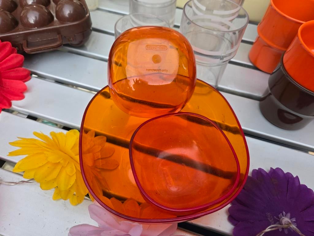 Mepal schaaltjes oranje, Ophalen of Verzenden, Oranje, Schaal